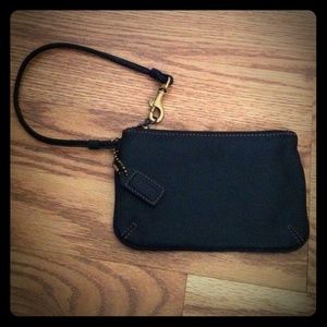 Vintage 1970's Coach Brown Leather Wristlet